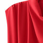 European And American Style Half Turtleneck Sleeveless Pleated Waist Jumpsuit