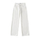 American Low Waist Straight Loose Denim Mop Trousers