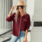 Women's Waffle Top Knit Shirt