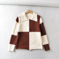 Fall Street Hipster Lapel Ladies Top