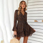 Women's Floral Waist Dress Women's Outer Wear