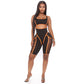 Combinaison moulante sans manches de couleur assortie pour femme