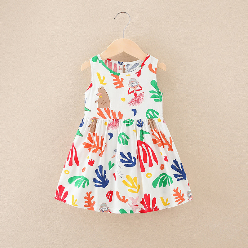 A-line Skirt Girls' Dress Medium And Small