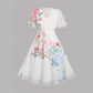Women's Retro Floral Print Casual Dress