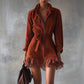 Slim-fit Elegant Mini Dress With A Zippered Pocket