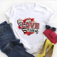 Personalized English Letters Couple Men's And Women's T-shirts