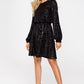 Glittering Beaded Dress For Holiday Party