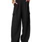 Fashion Loose Solid Color High Waist All-matching Casual Pants For Women