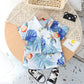 Ensemble chemise et short d'été à manches courtes pour garçon