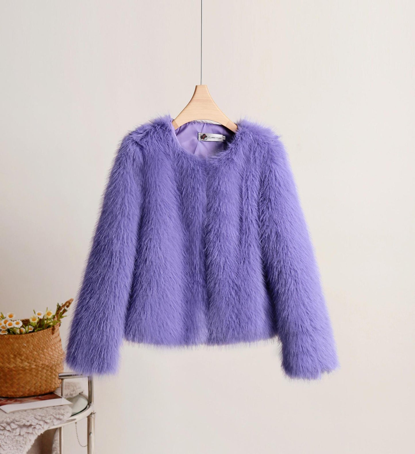 Manteau court uni pour femme, automne et hiver