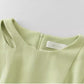 Women's Summer French Round Neck Hollow Dress