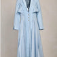 Women's Elegant Lapel And Waist Tight Long Sleeve Dress