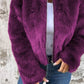 Veste en peluche à col montant tendance pour femme, manteau d'hiver décontracté à col roulé et fermeture éclair, polaire