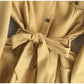 Women's Fashion Temperament Long-sleeved Shirt Dress
