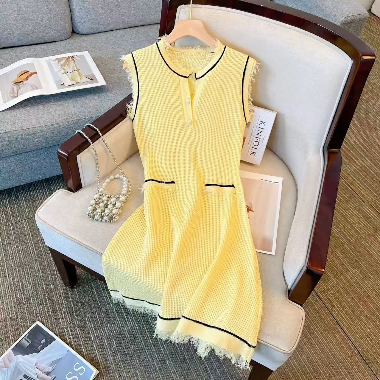 Womens French-style Mature And Elegant Dress