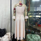 High-end, Exquisitely Crafted Dress Featuring Mesh Patchwork And A Cinched Waistelegant Maxi