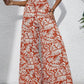 Printed Casual High Waist Wide Leg Pants Trousers