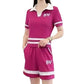 Fashionable And Youthful Women's Casual Shorts Two-piece Set