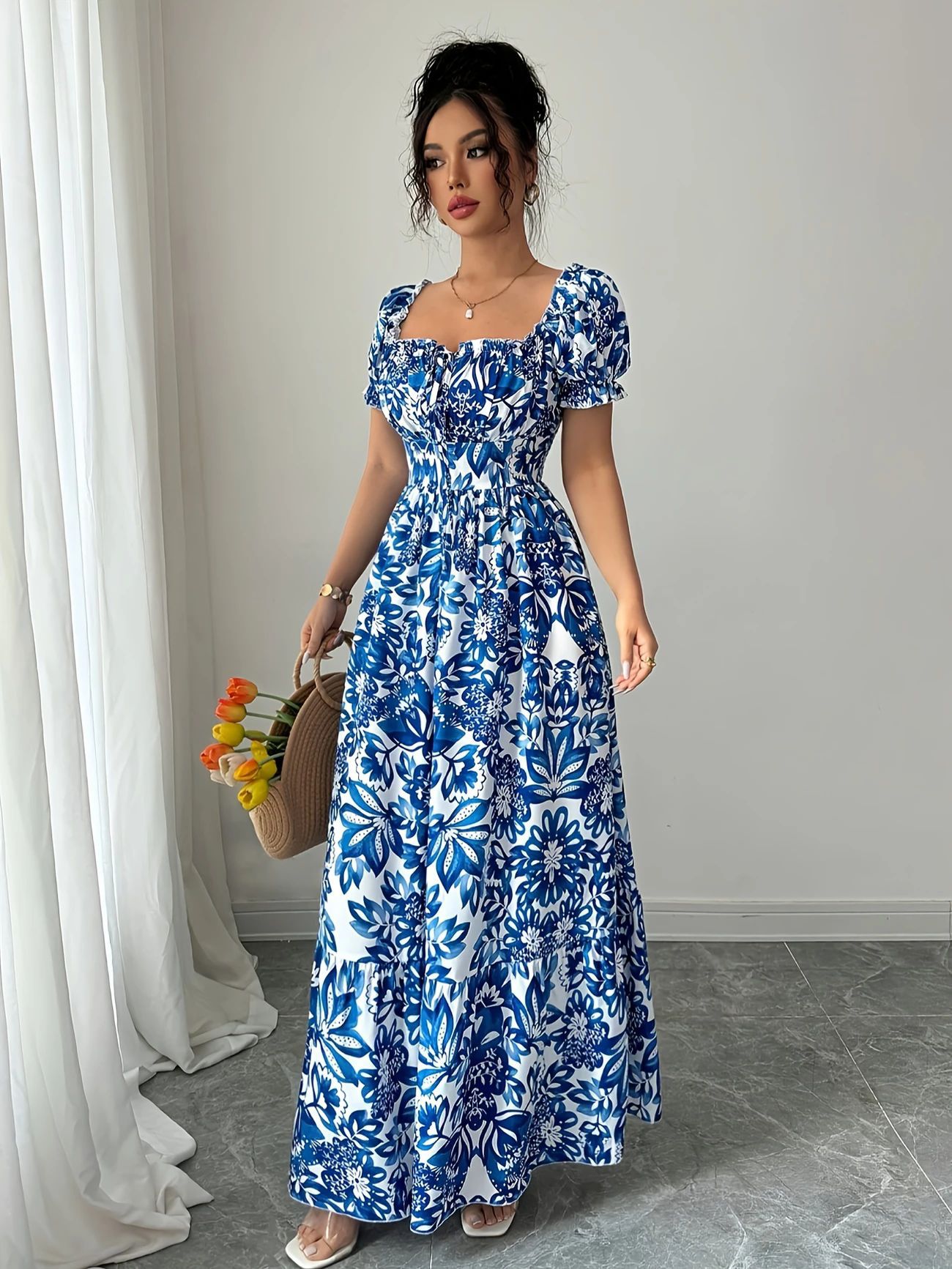 Elegant And Fashionable French-style Slip Dress For Women