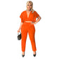 Women's Fashion Deep V Midriff-baring Top Straight-leg Trousers Casual Two-piece Suit