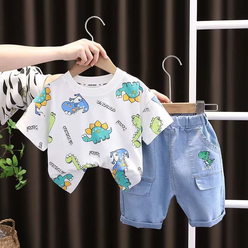 Boys Summer Suit Trendy Korean Style