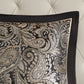 12 Piece Comforter Set With Cotton Bed Sheets Black King