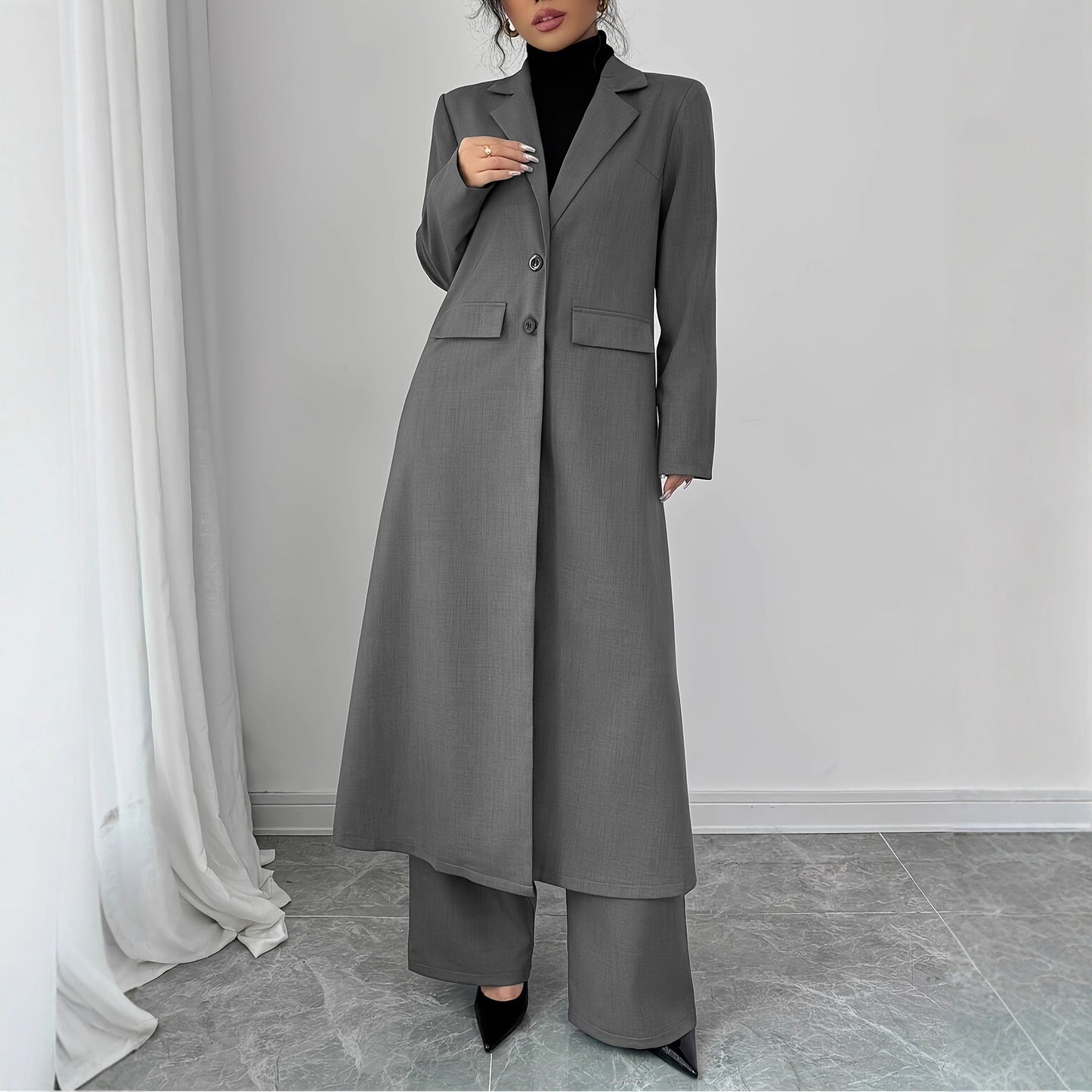 Suit Pants Elegant Graceful Two-piece Set