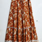Bohemian Vacation Skirt Ruffled Big Hem Skirt