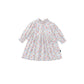 Robe fleurie en coton pour fille, style pastoral, manches bouffantes