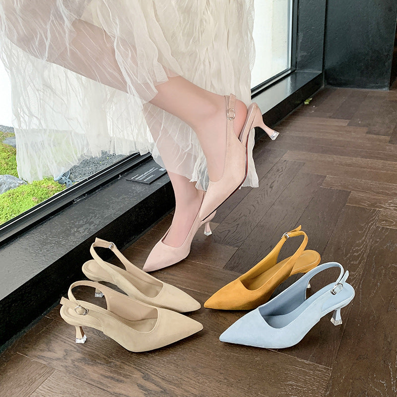 Spring And Summer Stiletto Heel Pointed High Heels