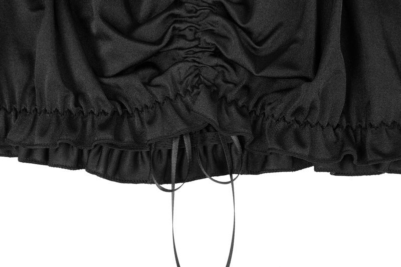 One Word Neck Short Lace Top Women Loose