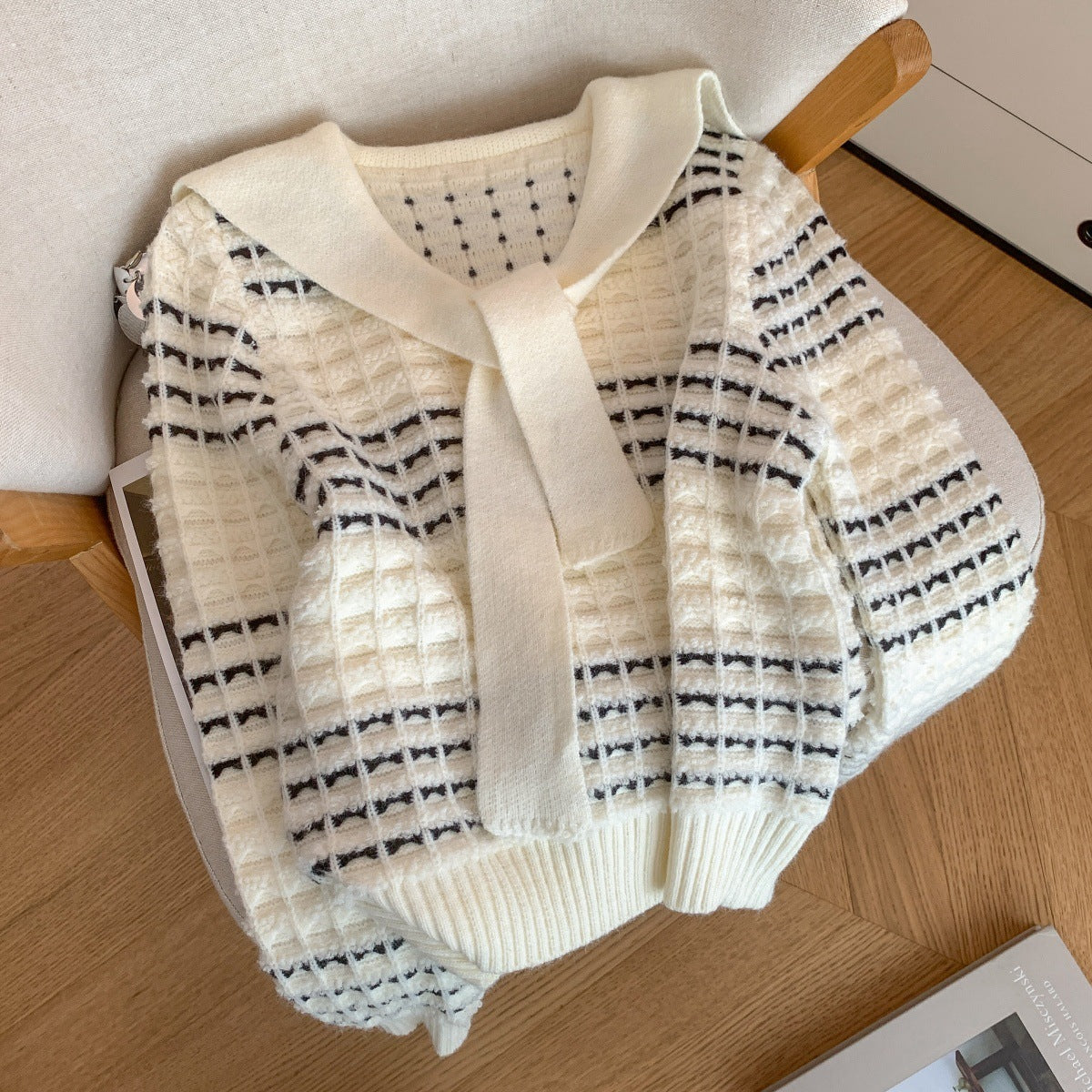 Women's New Thickened Slimming All-matching Graceful Loose Sweater
