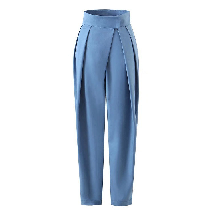 Pantalon slim droit décontracté pour femme