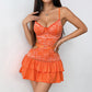 Summer Womens Dress Sheer Alluring And Sexy Low-cut Design