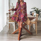 Fashion Printed Long Sleeve Dress Elegant Women