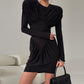 Fashionable Chic Figure-hugging Sheath Skirt Short Skirt With Ruffled Sleeves