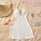 Vacation Style Halter Beach Dress
