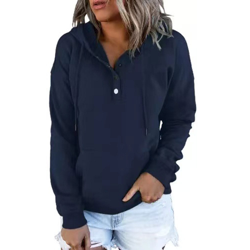 Manteau à manches longues pour femme, pull ample et décontracté à capuche