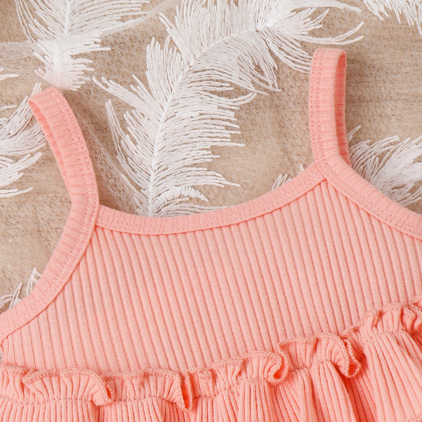 Vêtements pour enfants printemps-été pour jeunes et petites filles, chemisier à col en dentelle, pantalon à rayures enfoncées en corne, costume deux pièces
