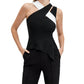 Ladies' Fashion Design Sense Cross Strap Vest