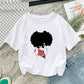 T-shirt slim blanc à manches courtes pour femme