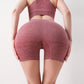Short de yoga, de course, de gym, d'été, taille haute, moulant, pour femme