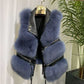 Women's Leather Vest Jacket Winter New Korean Version