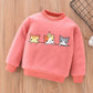 Warm Boys And Girls' Plush And Thickened Sweater