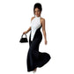 Elegant And Fashionable Color-block Sheath Dress