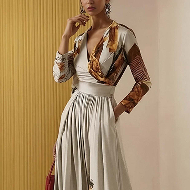 Stylish And Minimalist Womens Long Sleeve Wide Leg Jumpsuit