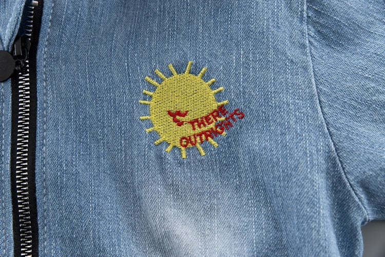 Ensemble trois pièces en denim pour enfants