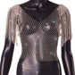 Fishnet Women's Clothing Short Sleeve Vest