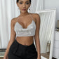 Women's Fashion Metal Super Flash Rhinestone Chain Halter Tube Top Sling