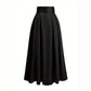 Women's High Waist Pure Color Skirt